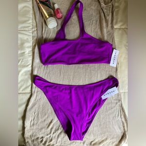 Pacsun, Kendal & Kylie purple bikini set.